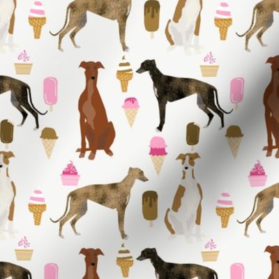 cute greyhounds ice cream fabric cute greyhound design fabric cute greyhound fabric ice cream food cutes fabric