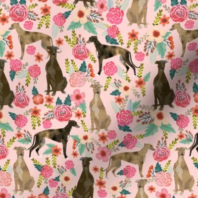 brindle greyhound fabric cute dogs fabric cute brindle vintage floral fabric cutes floral fabric