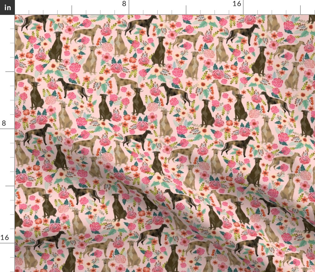 brindle greyhound fabric cute dogs fabric cute brindle vintage floral fabric cutes floral fabric