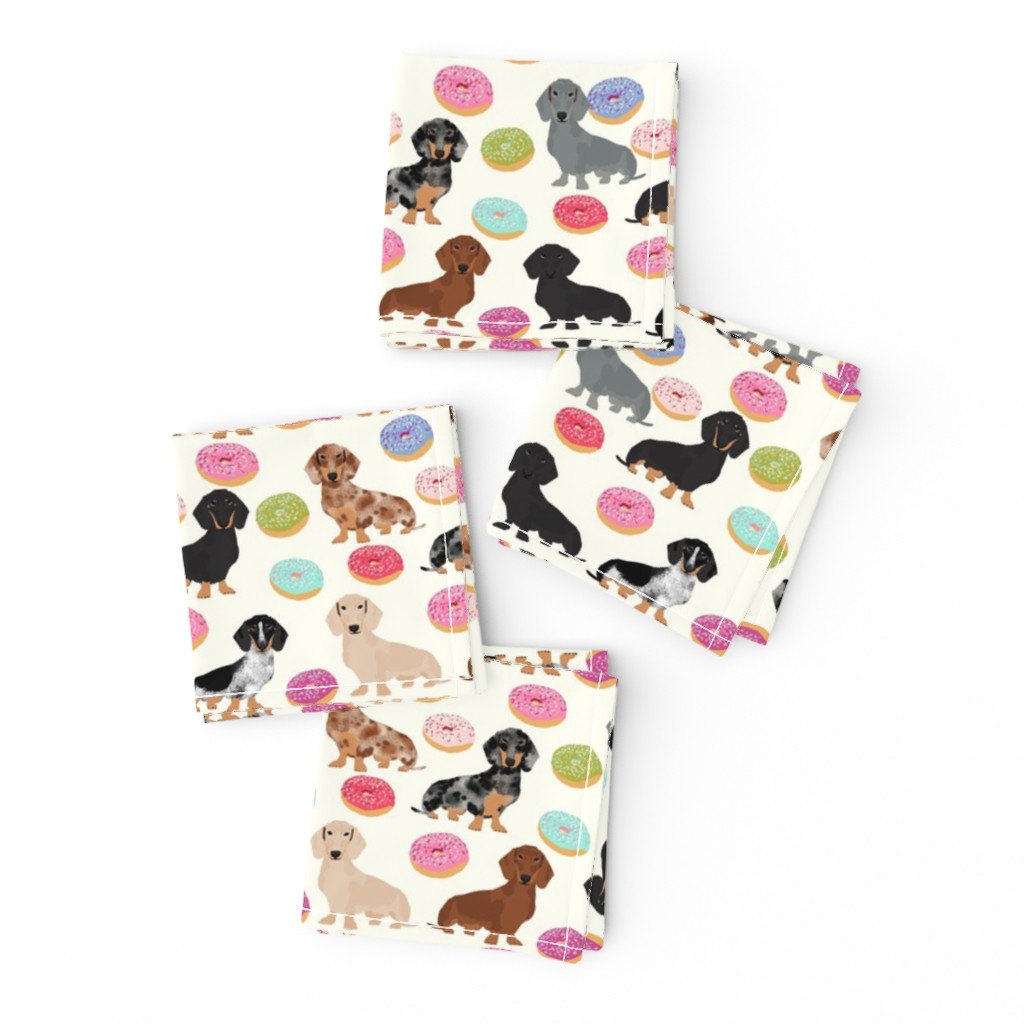 doxie dachshunds donuts cute dog fabric best dog fabric donuts dachshunds fabric doxie