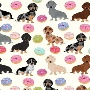 doxie dachshunds donuts cute dog fabric best dog fabric donuts dachshunds fabric doxie