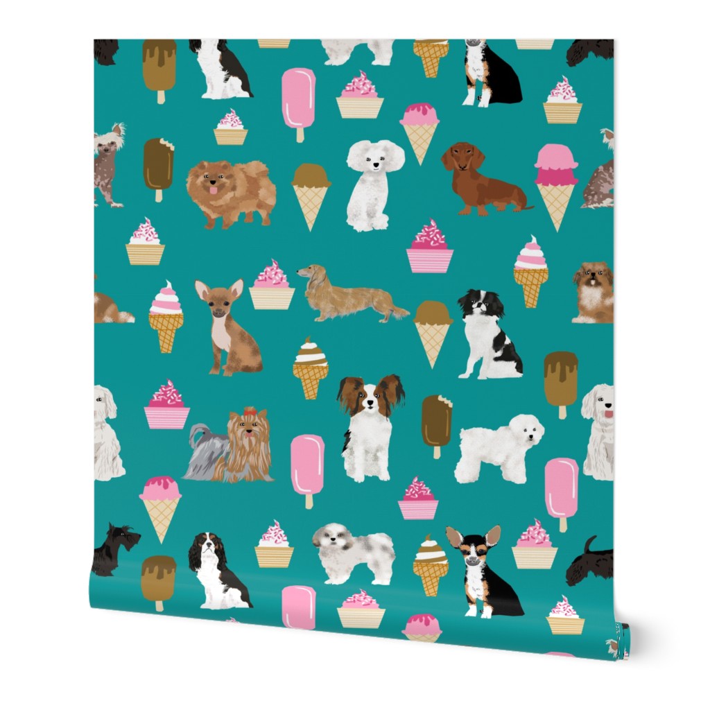 dogs ice cream cute dog fabric best dog ice cream food fabrics cute dog design