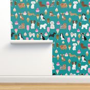 dogs ice cream cute dog fabric best dog ice cream food fabrics cute dog design