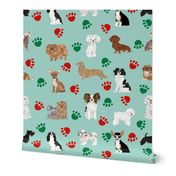 christmas paws dog fabric cute dogs dog fabric best dog fabric