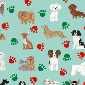 christmas paws dog fabric cute dogs dog fabric best dog fabric