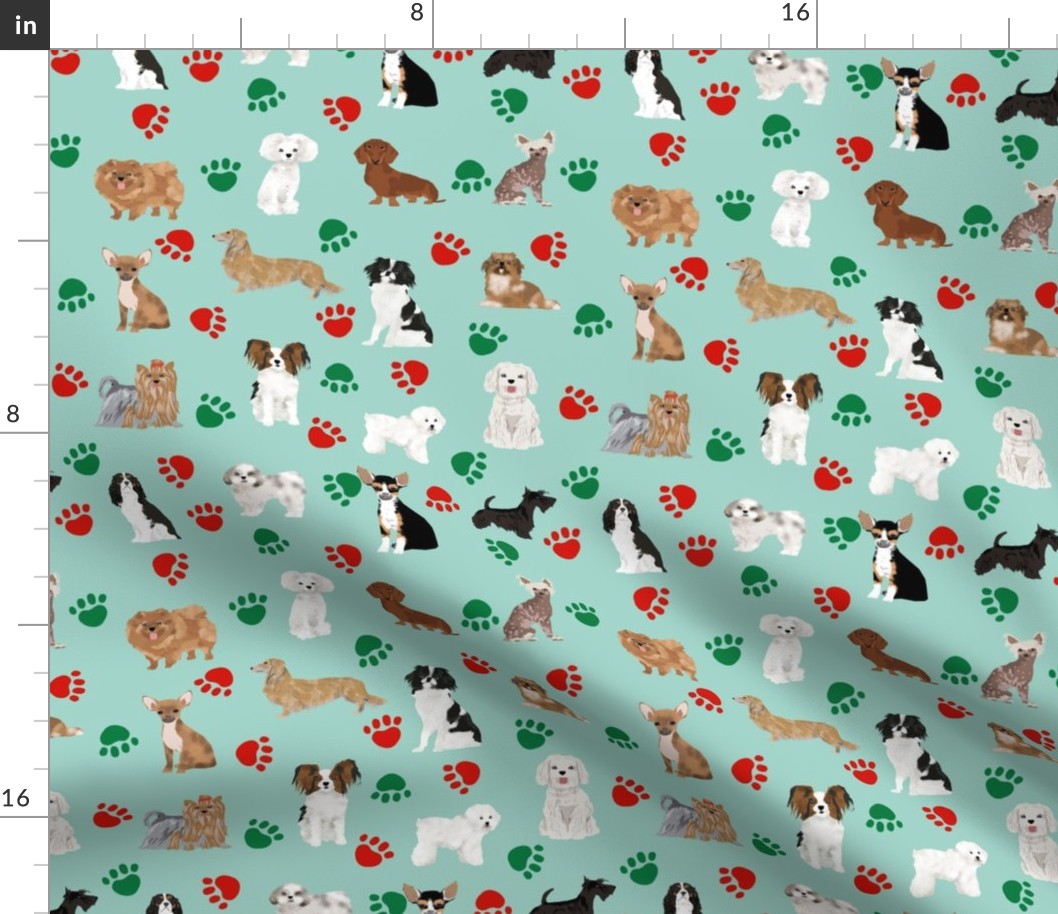 christmas paws dog fabric cute dogs dog fabric best dog fabric