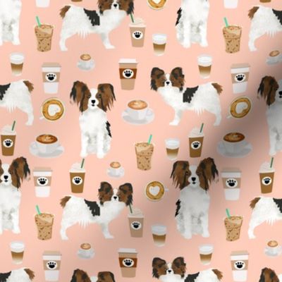 papillon dog coffee fabrics cute dog cafe latte fabrics dog fabric best blush coffee papillon dog fabrics