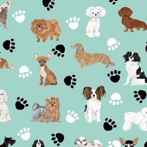 dog fabric mint dogs paws cute dog fabric black and white dog fabric cute dog breeds fabric