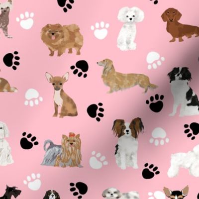 dogs fabric cute dog breed black and white dog breed fabric cute dogs fabric pink dogs dog breed fabric