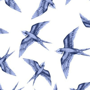 Swooping Swallow Indigo