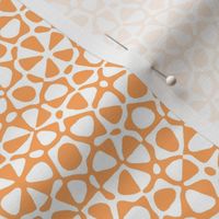 starfish quasicrystal in faded orange and white