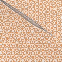 starfish quasicrystal in faded orange and white