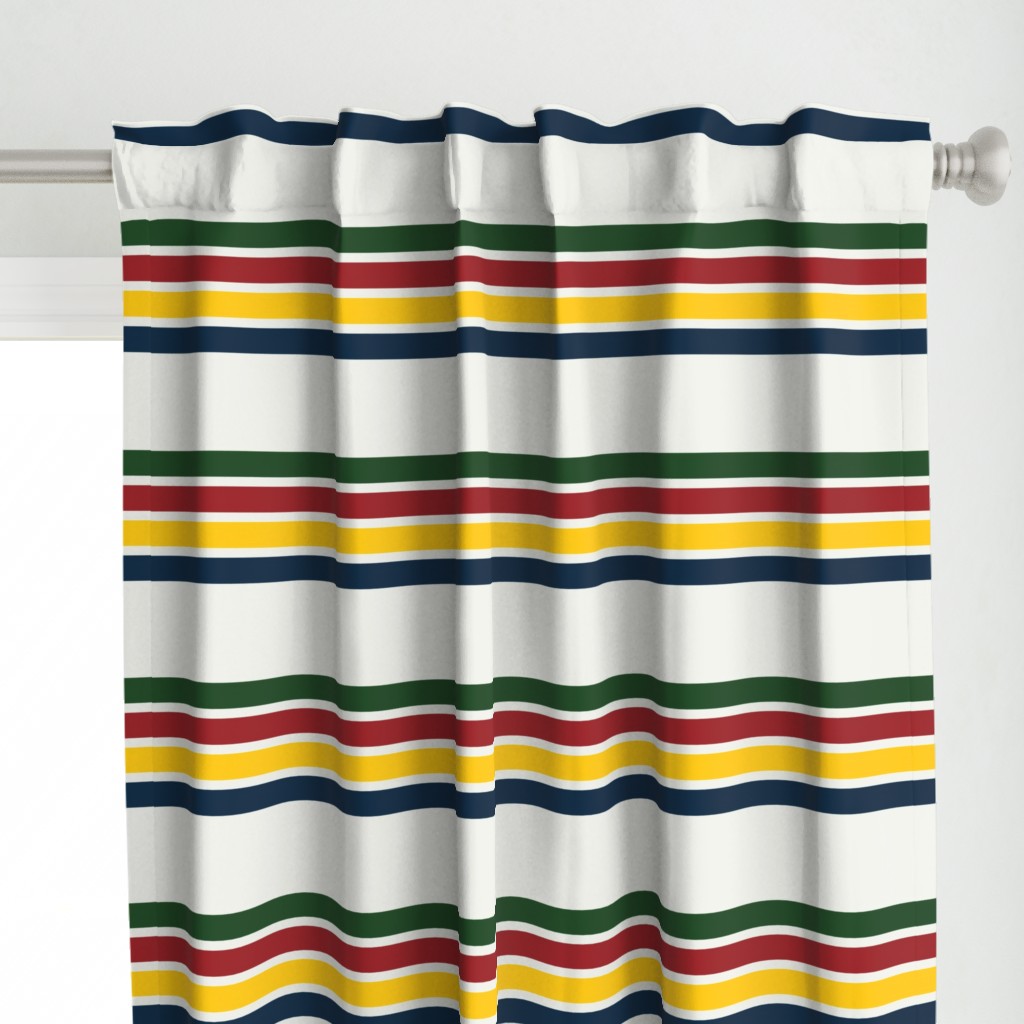 Classic Camping Stripes in Primary 