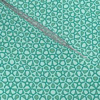 starfish quasicrystal in surfing teal