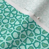 starfish quasicrystal in surfing teal