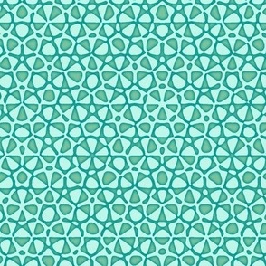 starfish quasicrystal in surfing teal