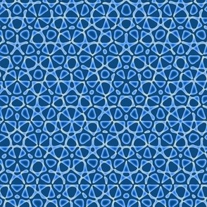 starry quasicrystal in bedtime blues