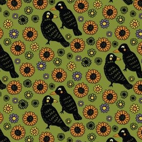 Ravens and Sunflowers, Harvest Design