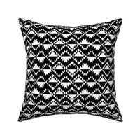 geo joe no.4 tribal aztec triangle geometric modern pattern