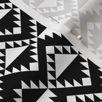 geo joe no.4 tribal aztec triangle geometric modern pattern