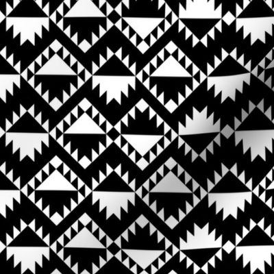 geo joe no.4 tribal aztec triangle geometric modern pattern