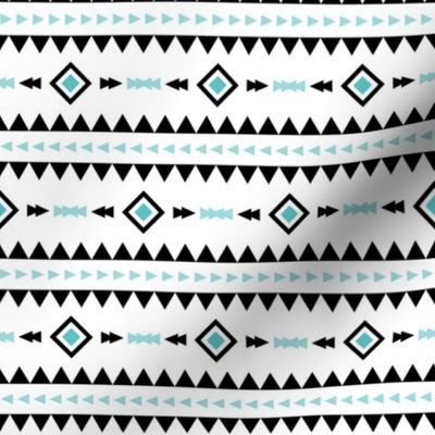 geo joe no.5 tribal aztec triangle geometric modern pattern