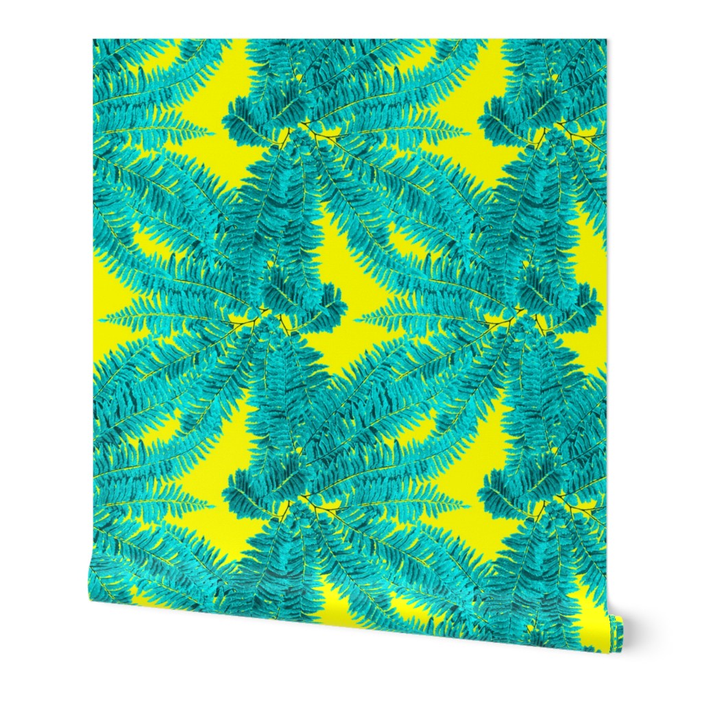 Tropical Fern ~ Turquoise on La!