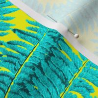 Tropical Fern ~ Turquoise on La!