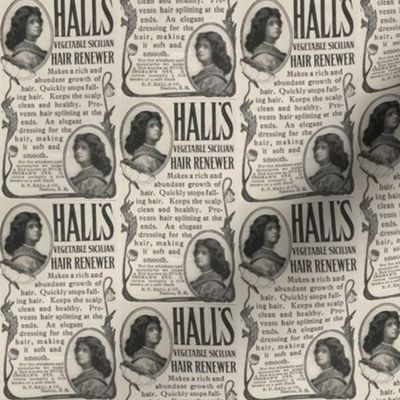 Hall's Hair 1907 ad