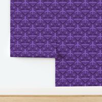 Aircraft Damask (Purple)