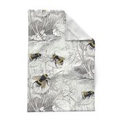 Humble Bee Honey Bee Floral Flowers