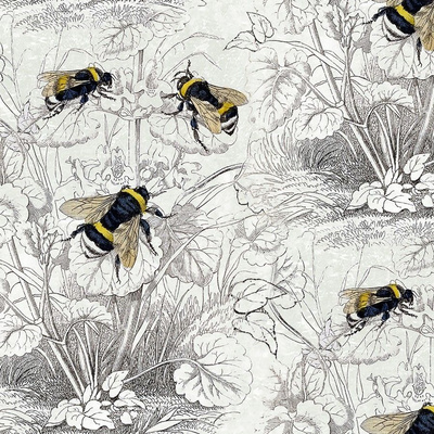 Bumble Bee Fabric, Wallpaper and Home Decor | Spoonflower
