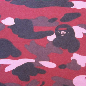 A Baking Ape RED/CAMO