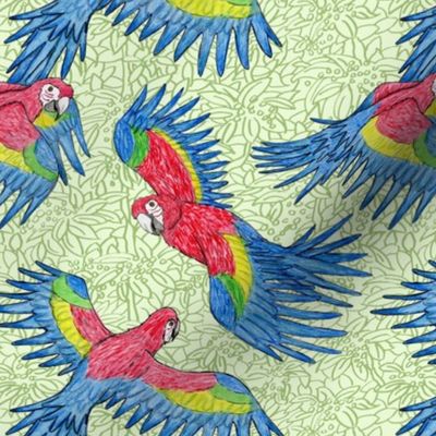 Macaw Fabric