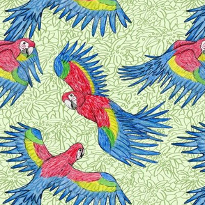Macaw Fabric