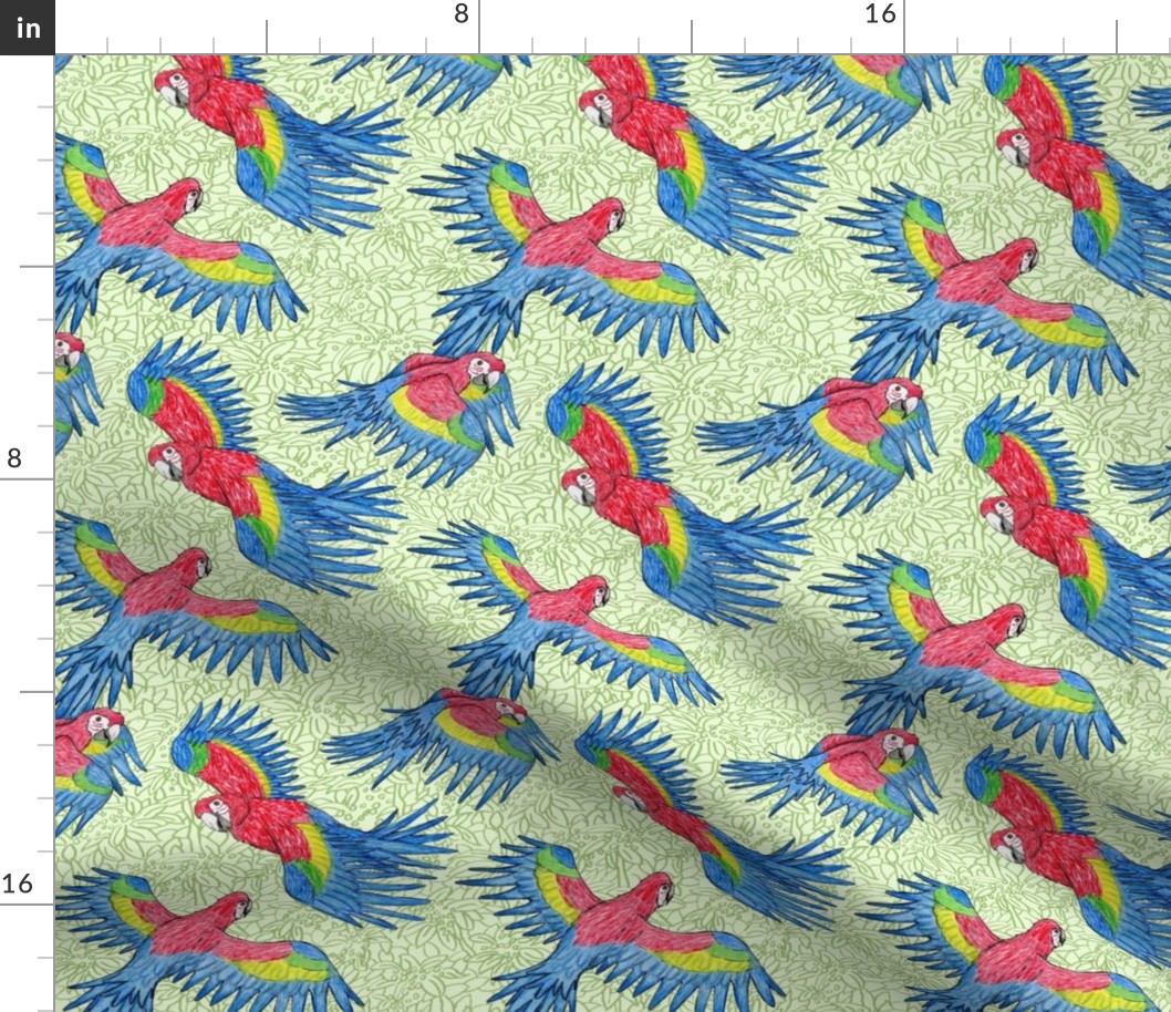 Macaw Fabric