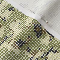  Dots Dotted Pixel Fall Woodland Camo Camouflage