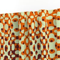 Organic Geometry Gradation - Orange