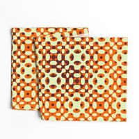 Organic Geometry Gradation - Orange