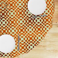 Organic Geometry Gradation - Orange