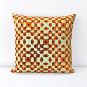 Organic Geometry Gradation - Orange