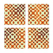 Organic Geometry Gradation - Orange