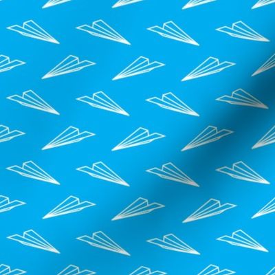 Paper Airplanes (Blue)