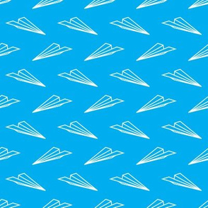 Paper Airplanes (Blue)