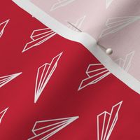 Paper Airplanes (Red)