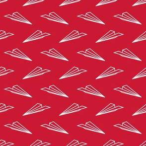 Paper Airplanes (Red)