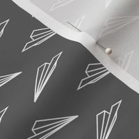 Paper Airplanes (Gray)