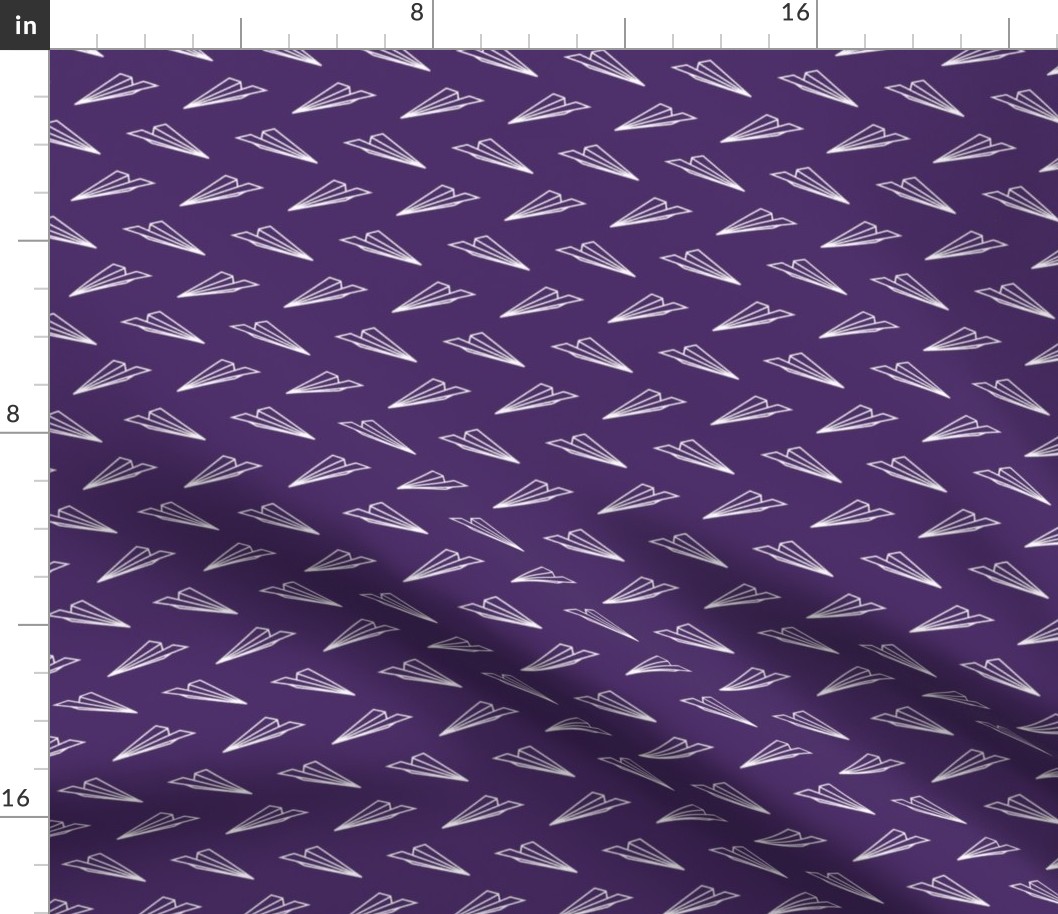 Paper Airplanes (Purple)