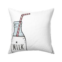 Milk Pillow Plush Plushie Softie Cut & Sew