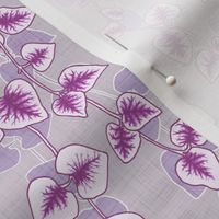 String of Hearts Lilac Purple // large